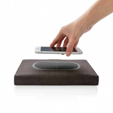 Logotrade advertising products photo of: Air 5W wireless charging notebook cover A5