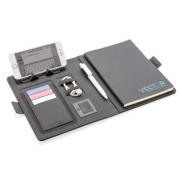 Logo trade promotional products image of: Air 5W wireless charging notebook cover A5