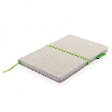 Logotrade promotional merchandise picture of: A5 jute notebook