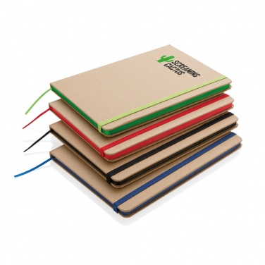 Logo trade promotional giveaway photo of: A5 kraft notebook