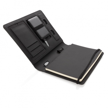 Logotrade promotional products photo of: Air 5W wireless charging notebook with 5000mAh powerbank