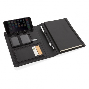 Logotrade promotional items photo of: Air 5W wireless charging notebook with 5000mAh powerbank