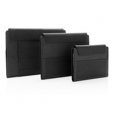 Logotrade promotional gift image of: Fiko 5W wireless charging portfolio A4 with powerbank