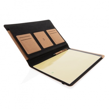 Logo trade promotional product photo of: Deluxe cork portfolio A4 with pen