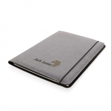 Logo trade advertising products image of: Recycled leather A4 portfolio