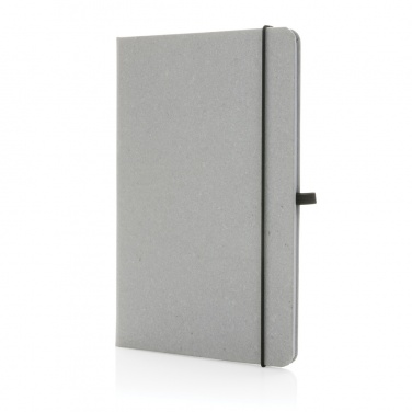 Logo trade promotional product photo of: Recycled leather hardcover notebook A5