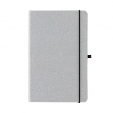 Logo trade promotional gifts image of: Recycled leather hardcover notebook A5