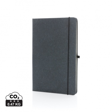 Logotrade promotional product image of: Recycled leather hardcover notebook A5