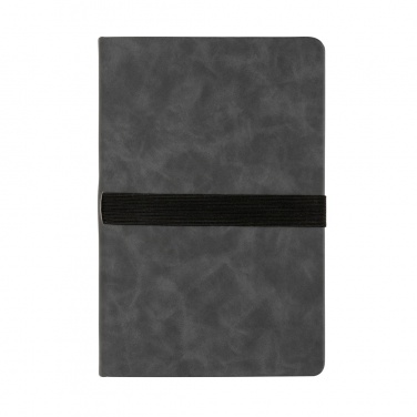 Logotrade business gift image of: Deluxe hardcover PU notebook A5 with phone and pen holder