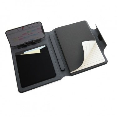 Logo trade business gift photo of: Artic Magnetic 10W wireless charging A5 notebook