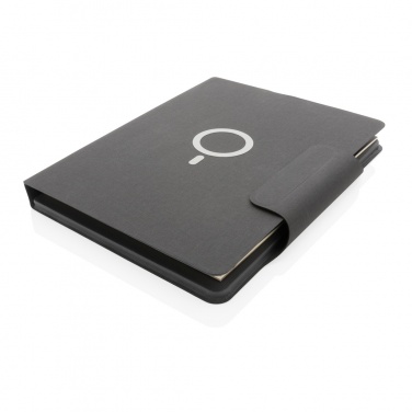 Logo trade advertising products image of: Artic Magnetic 10W wireless charging A4 portfolio