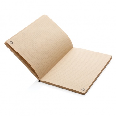 Logo trade promotional merchandise image of: A5 cork & kraft notebook