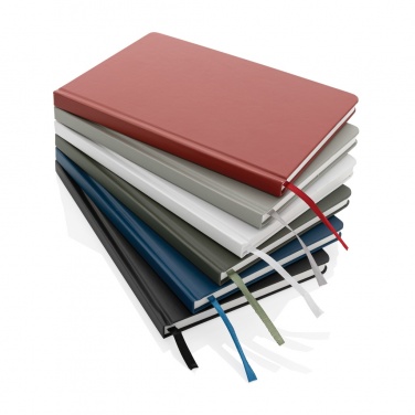 Logo trade promotional gifts image of: A5 Impact stone paper hardcover notebook