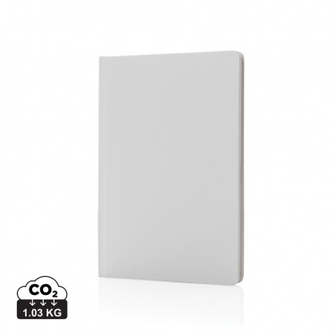 Logo trade advertising products image of: A5 Impact stone paper hardcover notebook