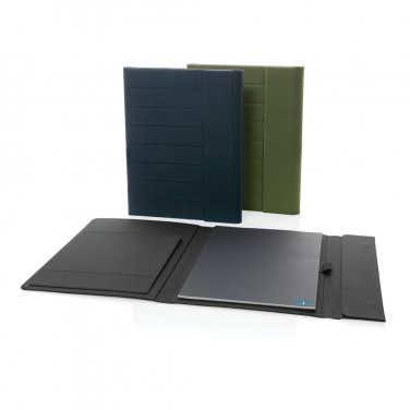 Logo trade corporate gifts image of: Impact Aware™ A4 portfolio with magnetic closure