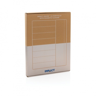 Logo trade promotional giveaway photo of: Impact Aware™ A4 portfolio with magnetic closure