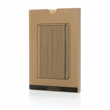 Logo trade advertising product photo of: Scribe bamboo A5 Notebook