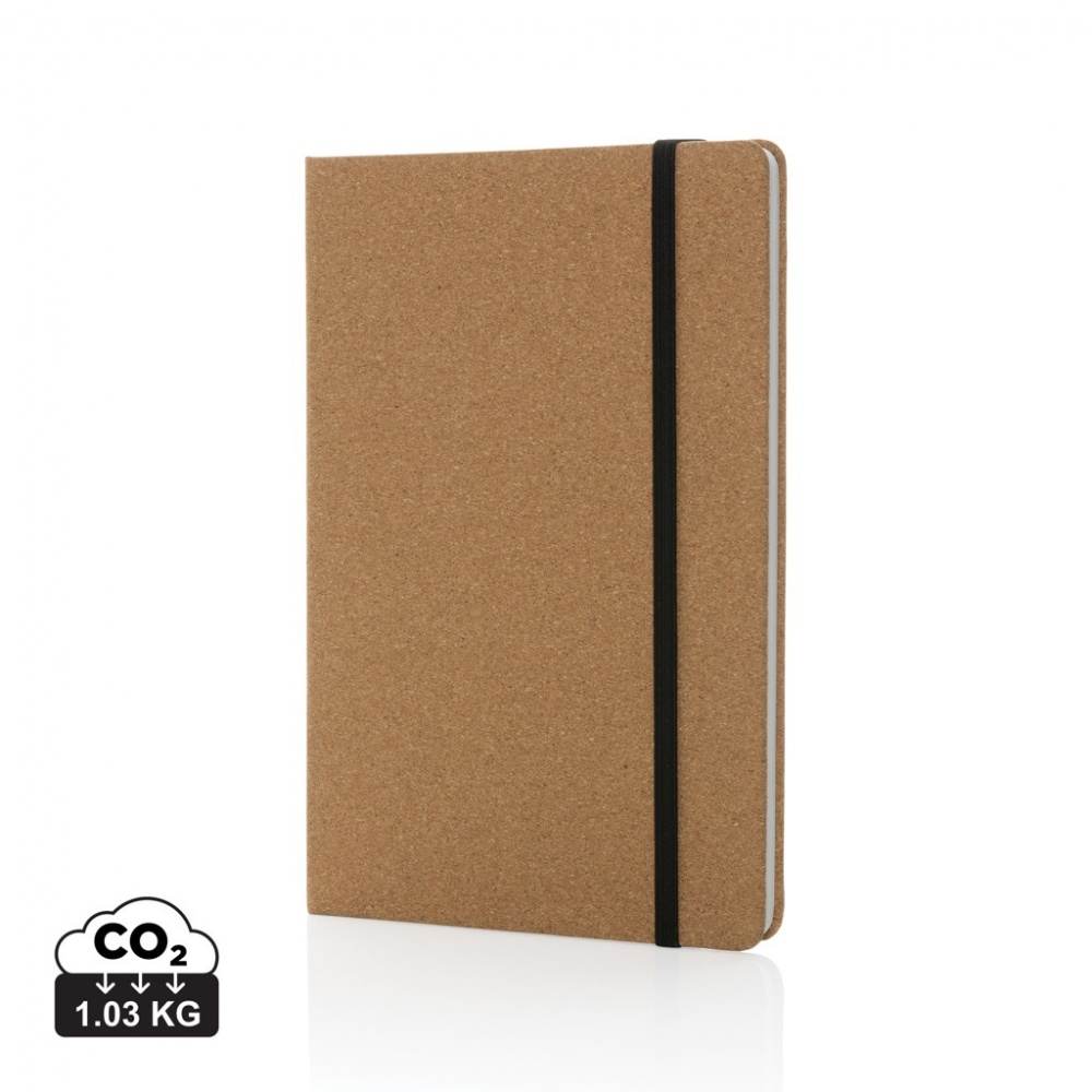 Logotrade promotional merchandise photo of: Stoneleaf A5 cork and stonepaper notebook