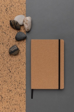 Logo trade promotional items picture of: Stoneleaf A5 cork and stonepaper notebook
