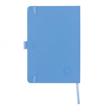 Logo trade promotional merchandise photo of: Sam A5 RCS certified bonded leather classic notebook