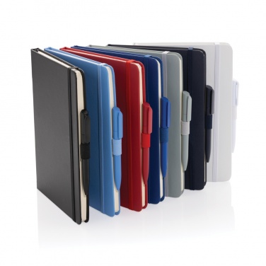 Logo trade promotional giveaways picture of: Sam A5 RCS certified bonded leather classic notebook