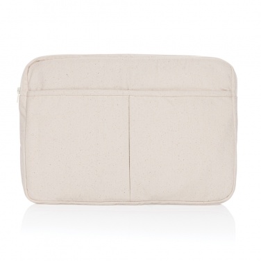 Logo trade promotional merchandise picture of: Laluka AWARE™ recycled cotton 15.6 inch laptop sleeve