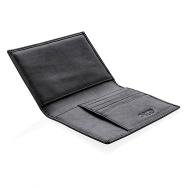 Logo trade business gift photo of: RFID anti-skimming passport holder