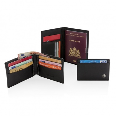 Logo trade corporate gifts image of: RFID anti-skimming passport holder