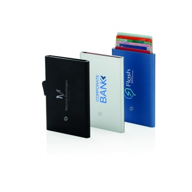 Logo trade promotional merchandise picture of: C-Secure aluminium RFID card holder