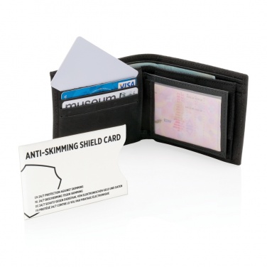 Logo trade advertising product photo of: Anti-skimming RFID shield card with active jamming chip