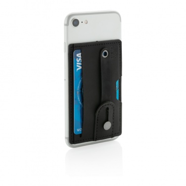 Logo trade promotional item photo of: 3-in-1 Phone Card Holder RFID