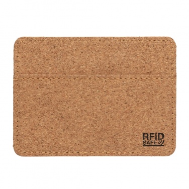Logo trade promotional item photo of: Cork secure RFID slim wallet