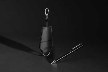 Logo trade advertising products image of: SP Tula RCS certified recycled PU key holder and pen set