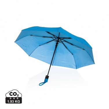 Logotrade promotional gift image of: 21" Impact AWARE™ 190T mini auto open umbrella