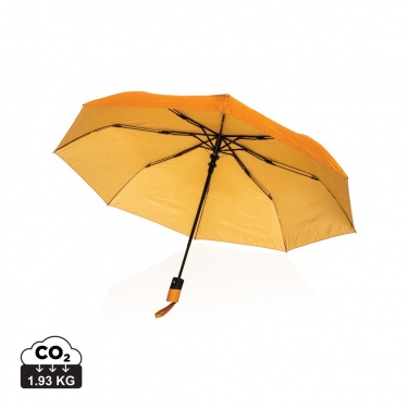 Logotrade promotional product image of: 21" Impact AWARE™ 190T mini auto open umbrella