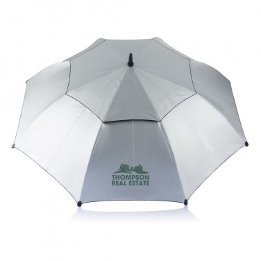 Logo trade promotional giveaways picture of: 27” Hurricane storm umbrella