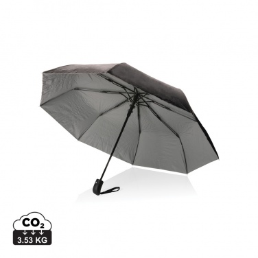Logo trade corporate gift photo of: 21" Impact AWARE™ RPET 190T Pongee dual colour mini umbrella