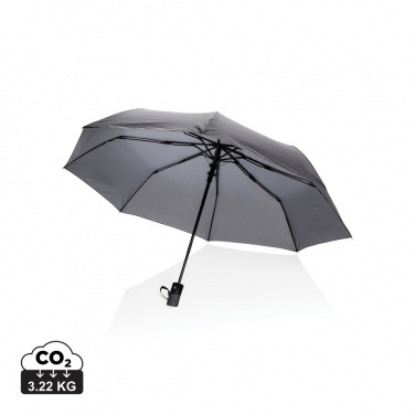 Logo trade advertising product photo of: 21" Impact AWARE™ RPET 190T mini auto open umbrella