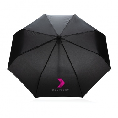 Logo trade promotional products picture of: 21" Impact AWARE™ RPET 190T auto open/close umbrella