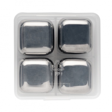 Logotrade corporate gifts photo of: Re-usable stainless steel ice cubes 4pc