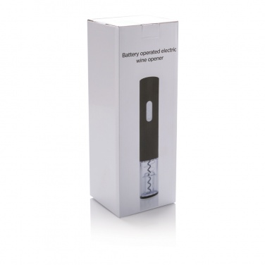 Logo trade promotional giveaways picture of: Electric wine opener - battery operated