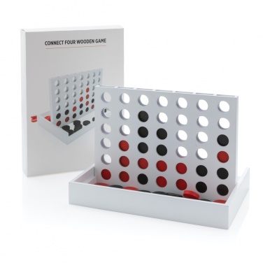 Logotrade business gift image of: Connect four wooden game
