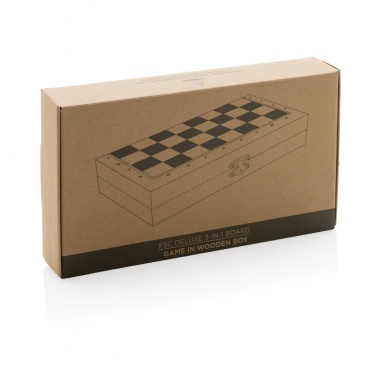 Logotrade promotional item image of: Deluxe 3-in-1 boardgame in box