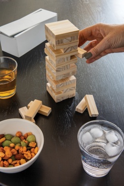 Logotrade promotional gifts photo of: Deluxe tumbling tower wood block stacking game
