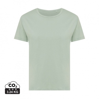 Logo trade promotional merchandise photo of: Iqoniq Yala women lightweight recycled cotton t-shirt
