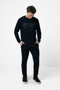 Logo trade promotional merchandise image of: Iqoniq Zion recycled cotton crew neck