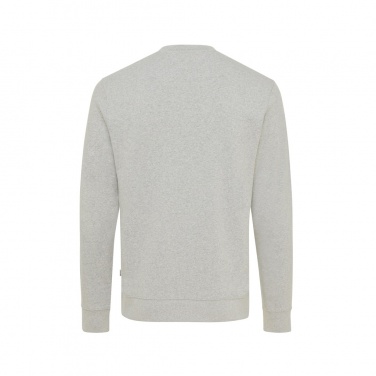 Logo trade corporate gift photo of: Iqoniq Denali recycled cotton crew neck undyed