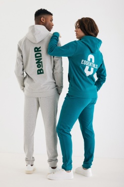 Logo trade business gifts image of: Iqoniq Torres recycled cotton hoodie undyed