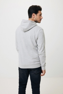 Logo trade corporate gifts image of: Iqoniq Torres recycled cotton hoodie undyed