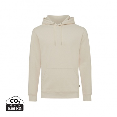 Logo trade promotional giveaways picture of: Iqoniq Torres recycled cotton hoodie undyed